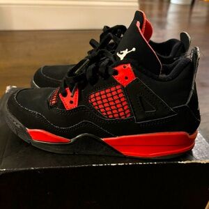 Air Jordan 4 Retro PS Size 13 - Black & Red